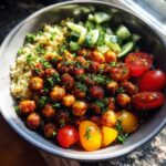 Harissa Chickpea Grain Bowl