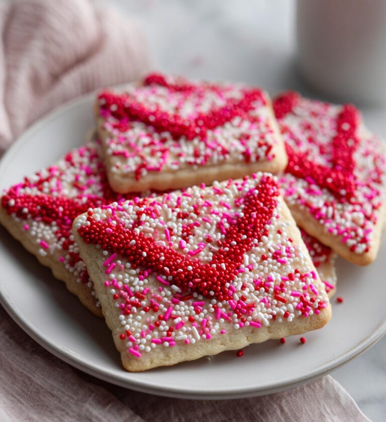 Heart Envelope Cookies