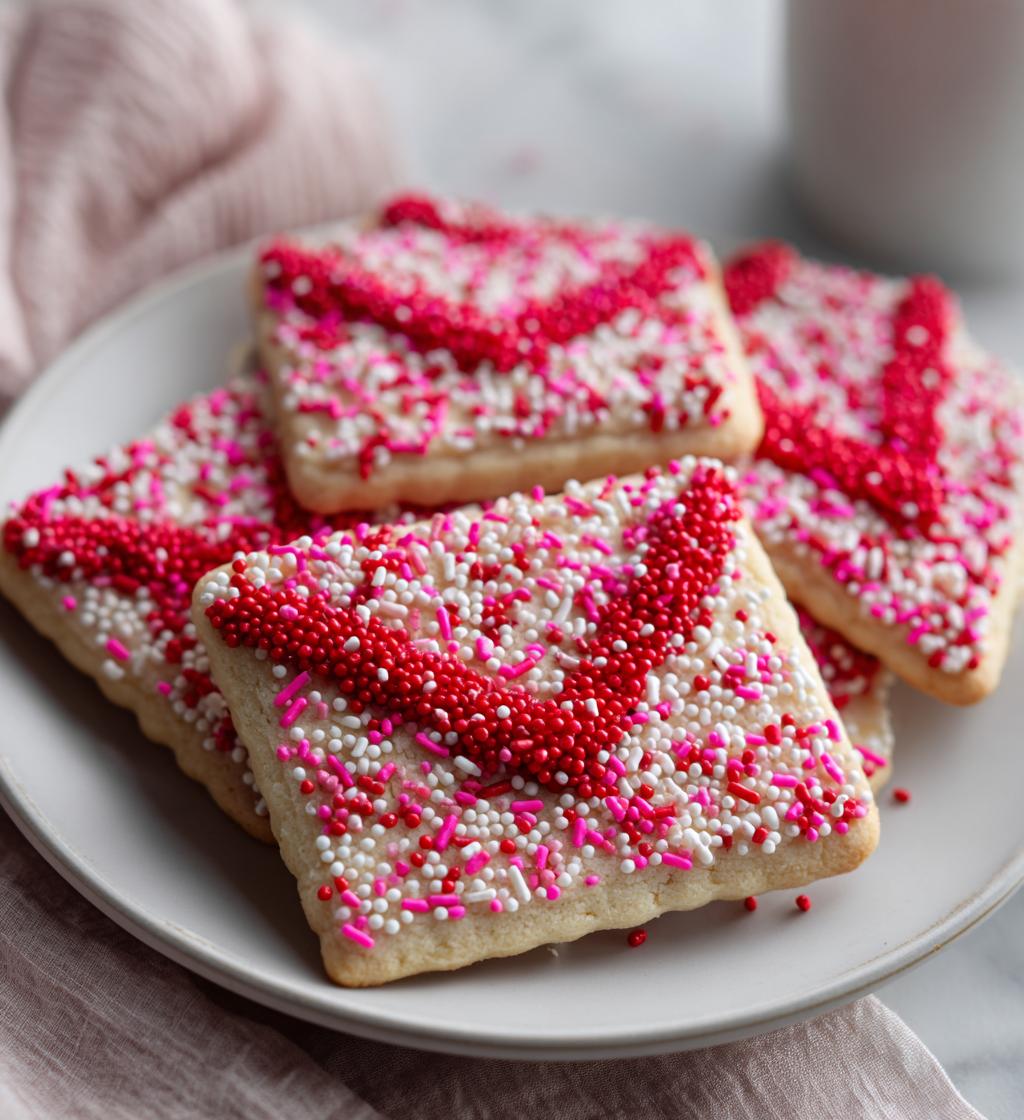 Heart Envelope Cookies
