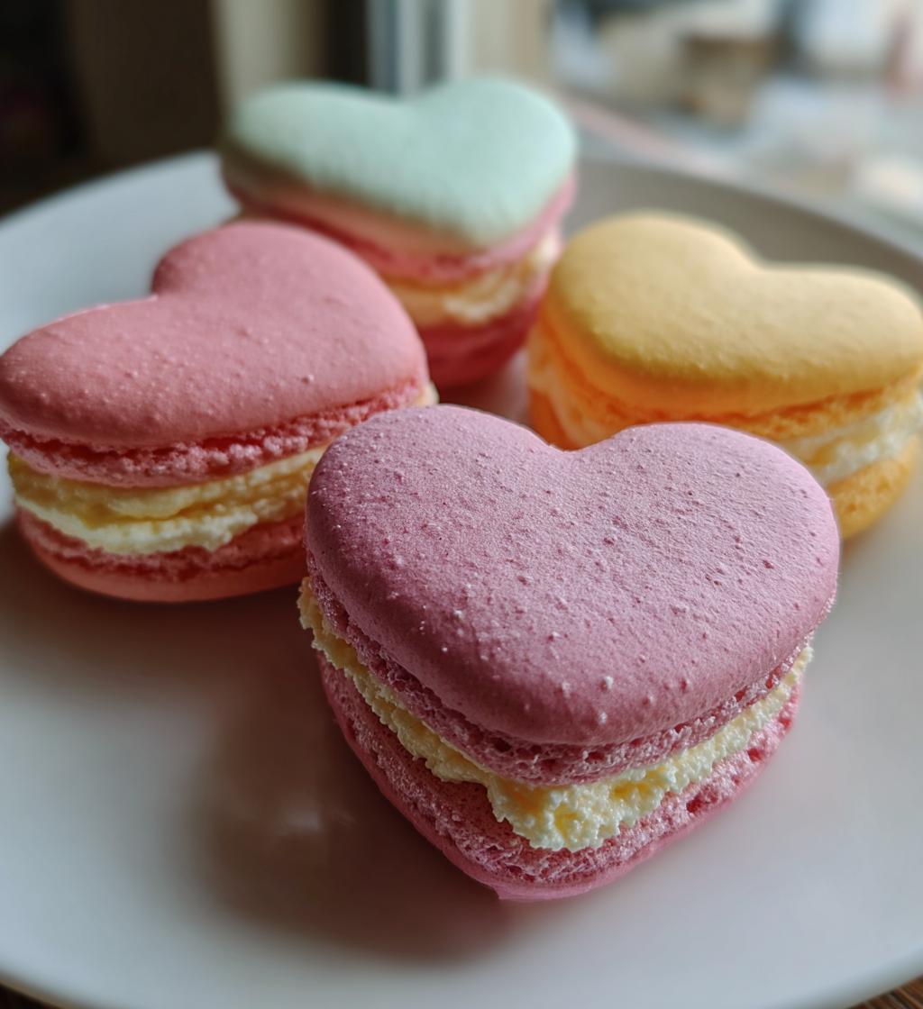 Heart Shaped Macarons - detail 1