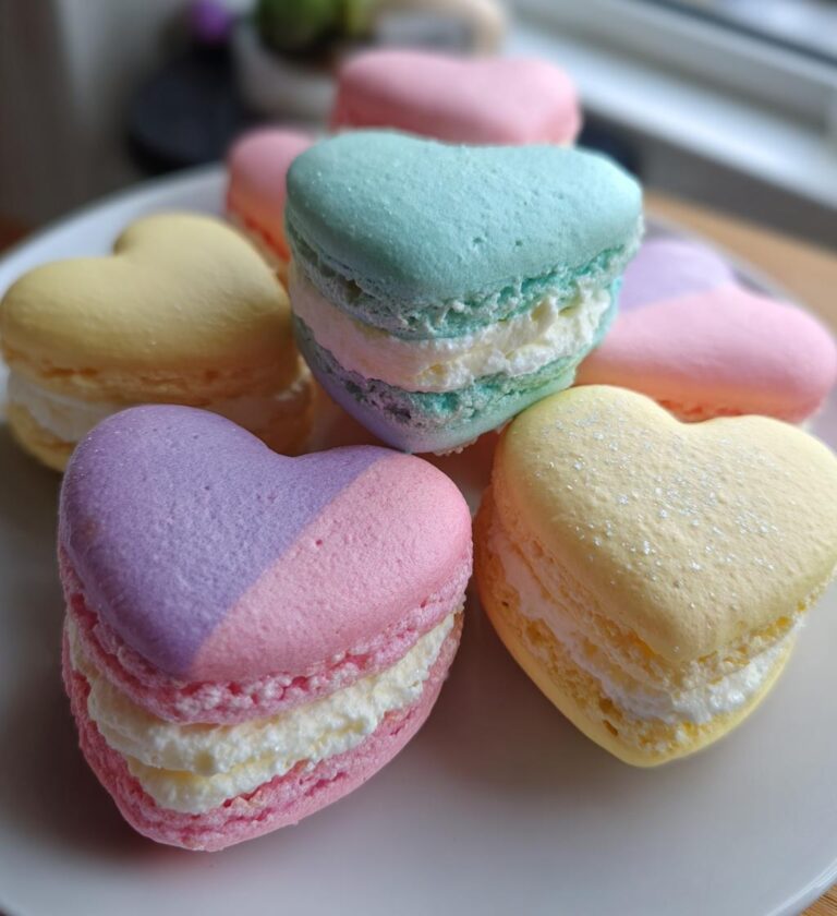 Heart Shaped Macarons