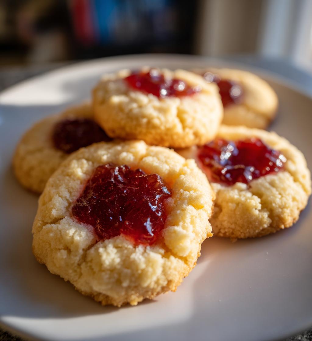 Heart Thumbprint Cookies - detail 1