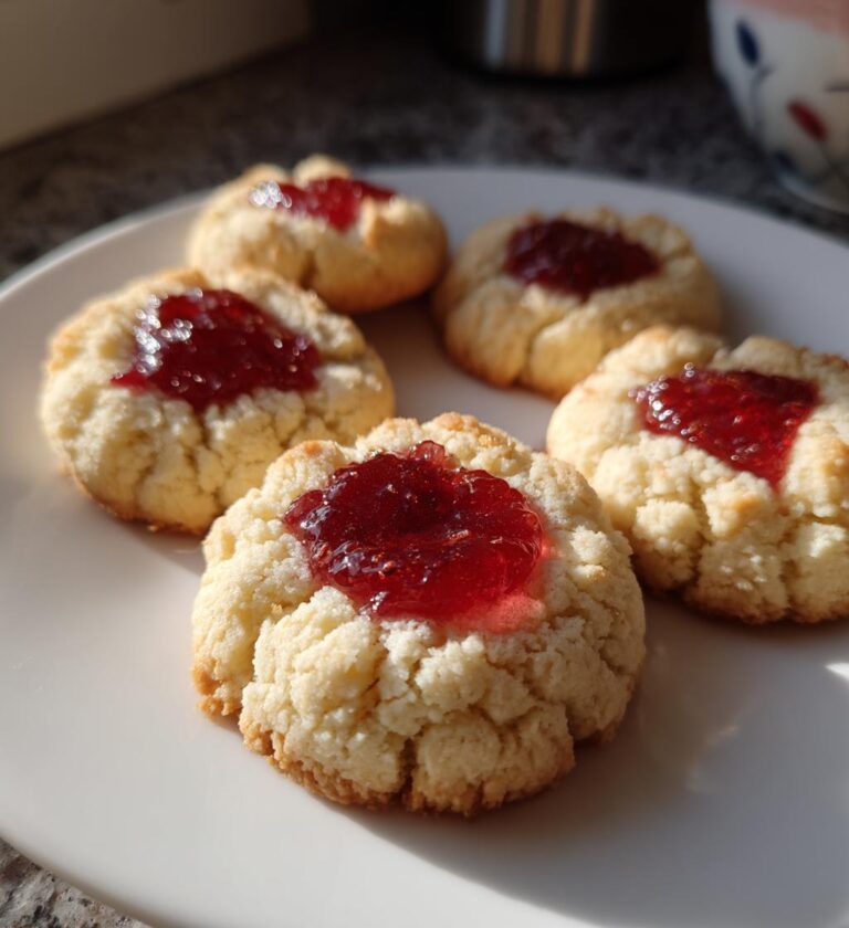 Heart Thumbprint Cookies