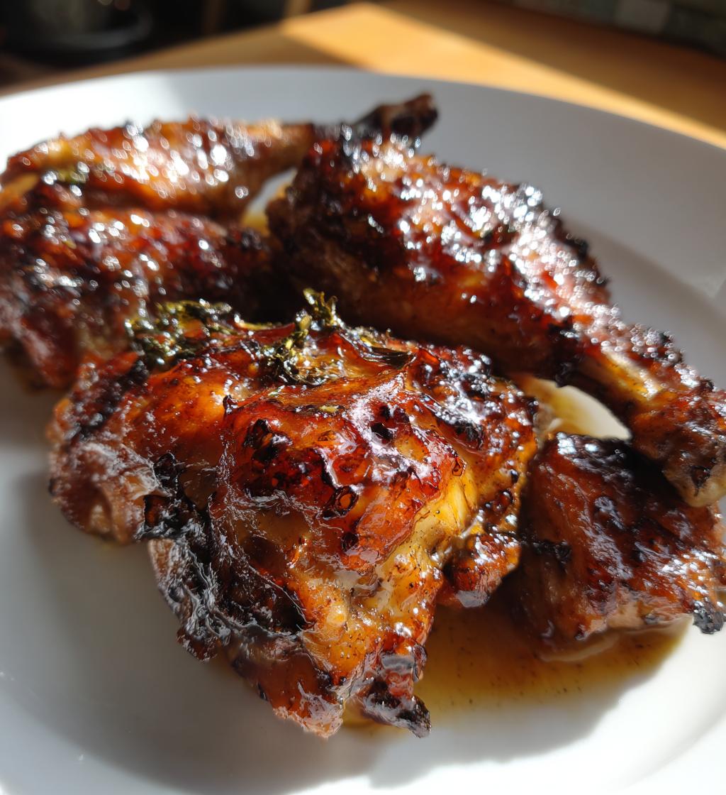 Honey Balsamic Glazed Duck Legs - detail 1