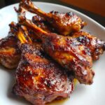 Honey Balsamic Glazed Duck Legs