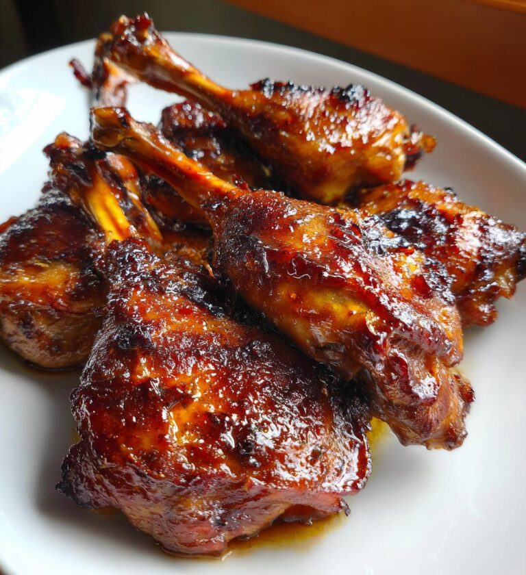 Honey Balsamic Glazed Duck Legs