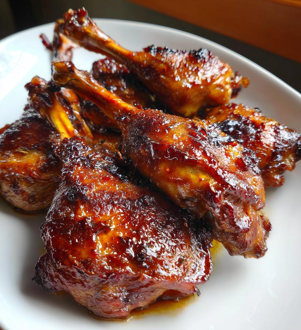 Honey Balsamic Glazed Duck Legs