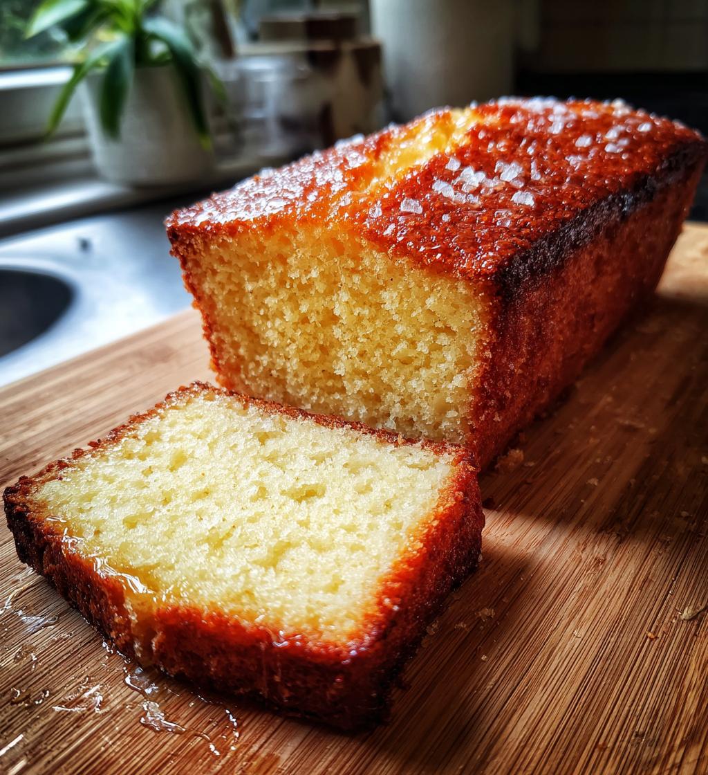 Honey & Sea Salt Greek Yogurt Cake - detail 1