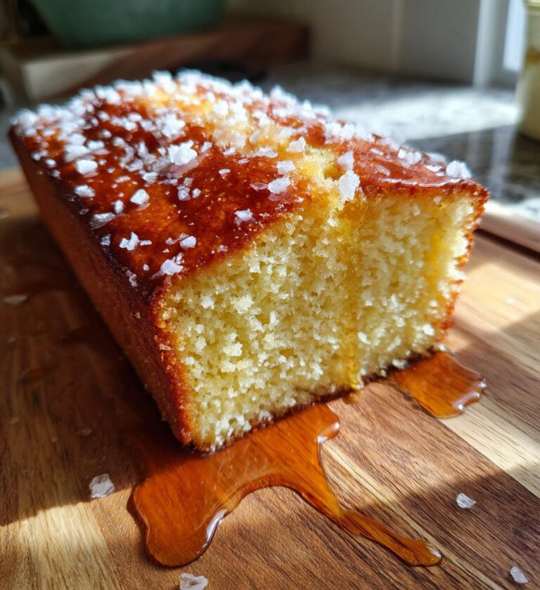 Honey & Sea Salt Greek Yogurt Cake