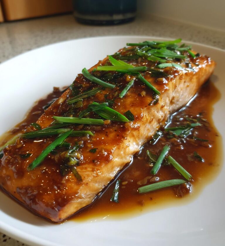 Honey Sriracha Glazed Salmon