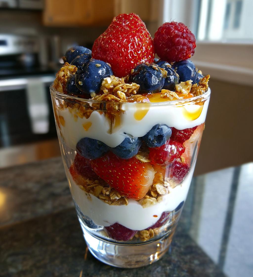 Honey Yogurt Fruit Parfait