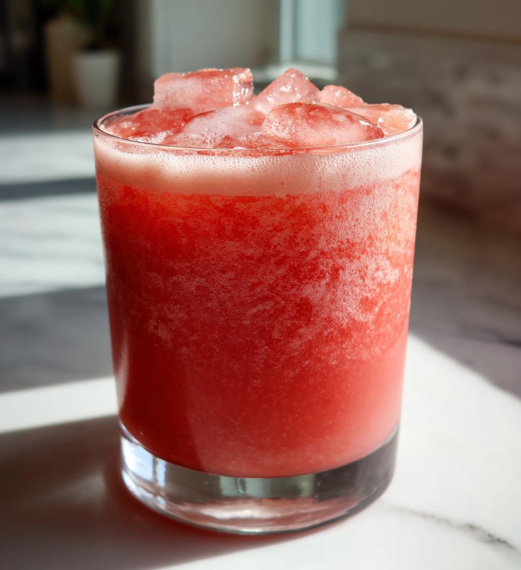Hwachae (Korean Watermelon & Strawberry Milk Punch)
