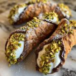 Italian Cannoli with Ricotta & Pistachio