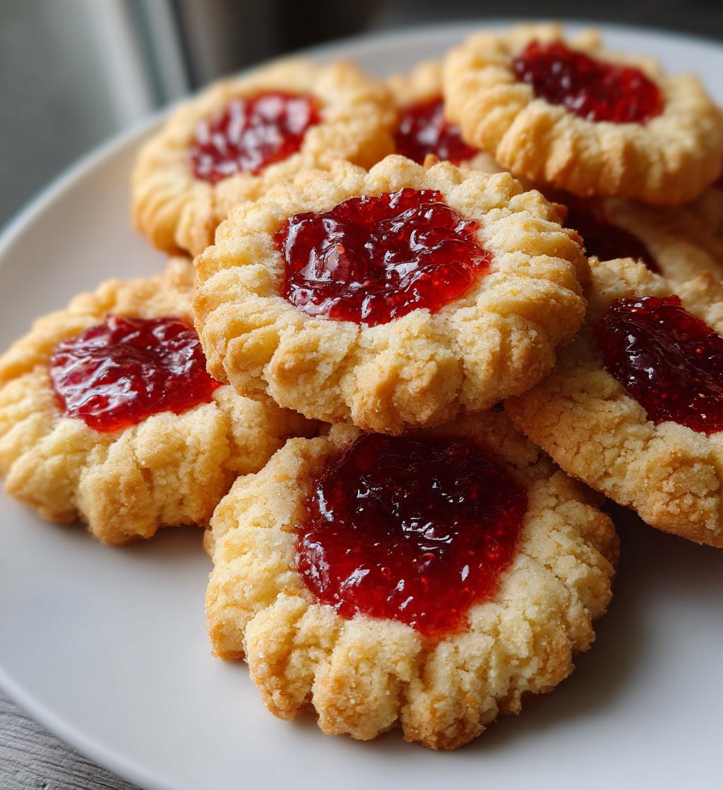 Jam Thumbprint Cookies - detail 1