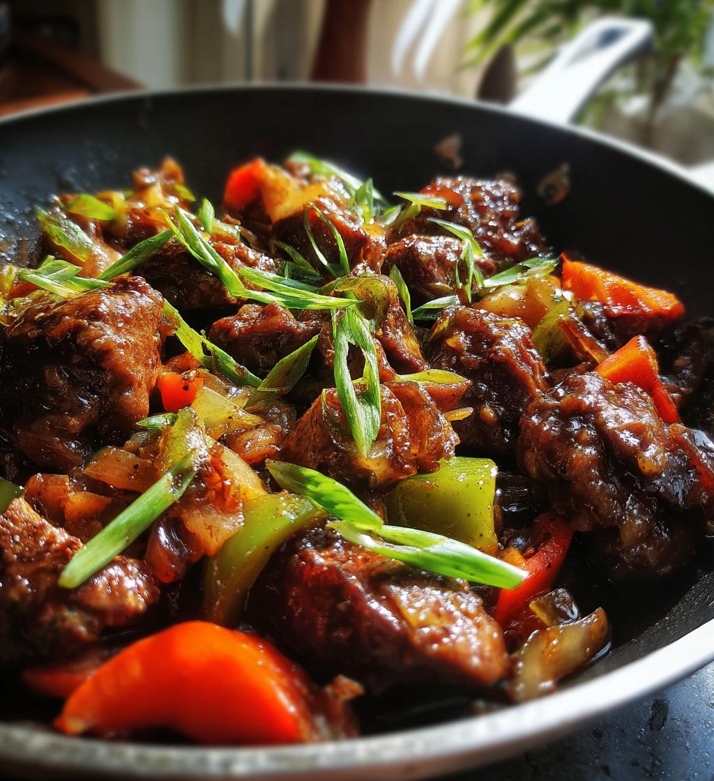 Jamaican Brown Stew Chicken - detail 1