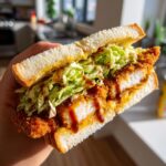 Japanese Chicken Katsu Sando (On fluffy milk bread)