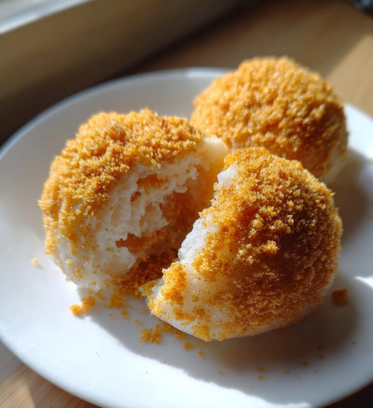 Kinako Mochi (Roasted Soy Flour Rice Cakes)