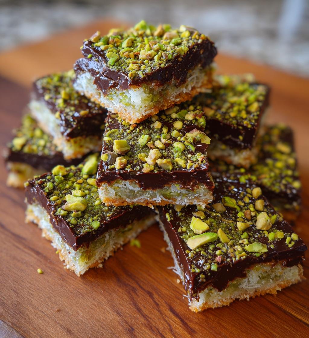 Knafeh Chocolate Crunch Bars - detail 1