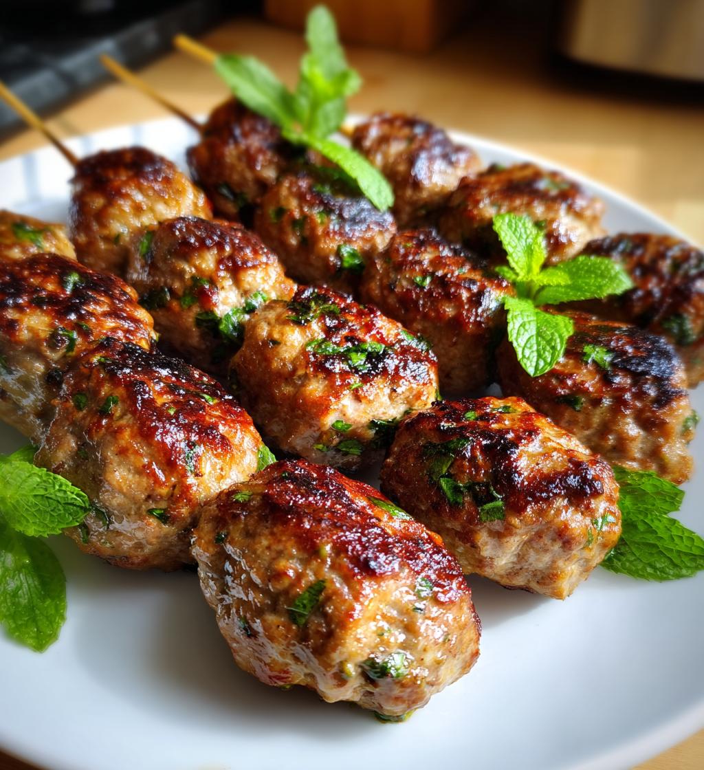 Lamb Kofta Skewers - detail 1