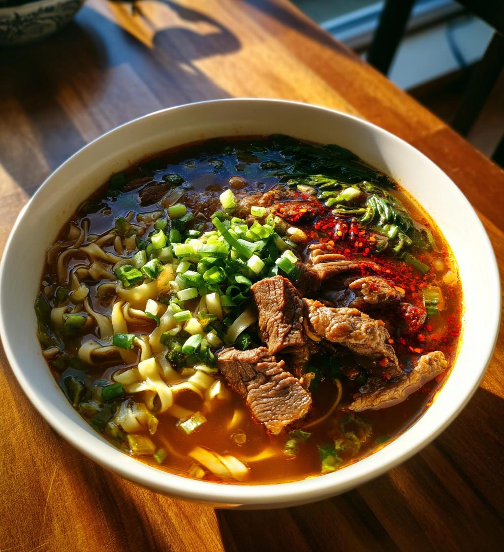 Lanzhou Hand-Pulled Beef Noodles