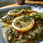 Lemon Herb Butter Baked Cod