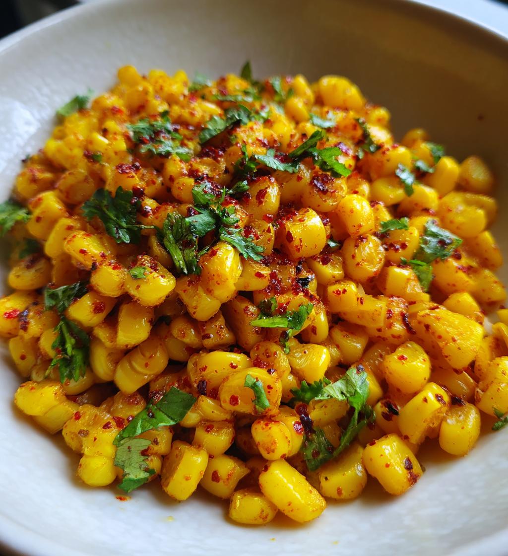 Masala Corn (Spicy Indian Street Corn) - detail 1