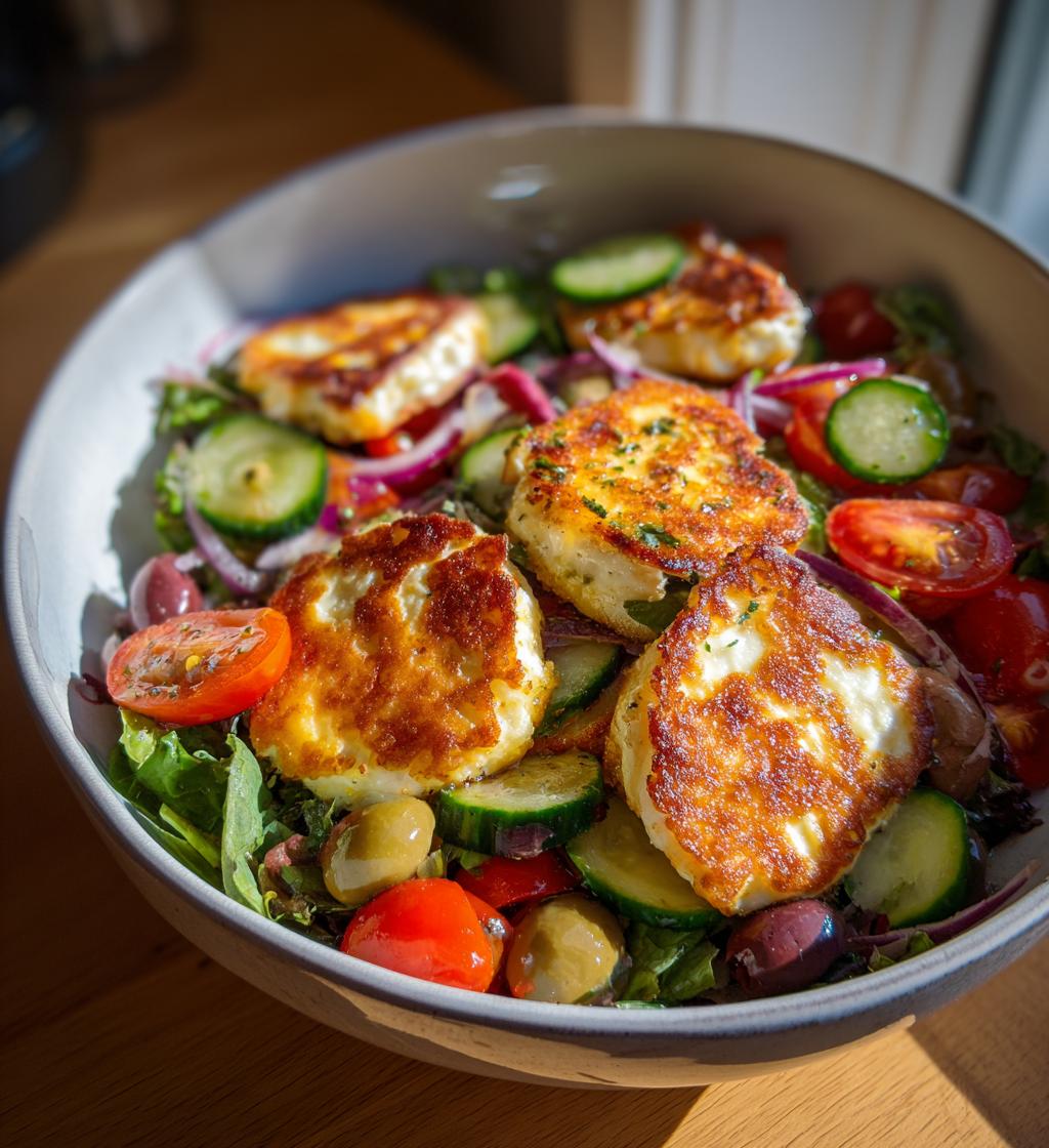Mediterranean Halloumi Salad Bowl - detail 1