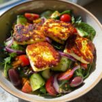 Mediterranean Halloumi Salad Bowl