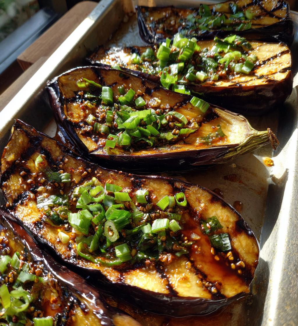 Miso Glazed Eggplant (Nasu Dengaku) - detail 1