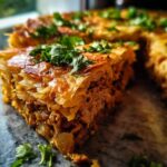 Moroccan Trid (Shredded pastry with lentils and chicken)