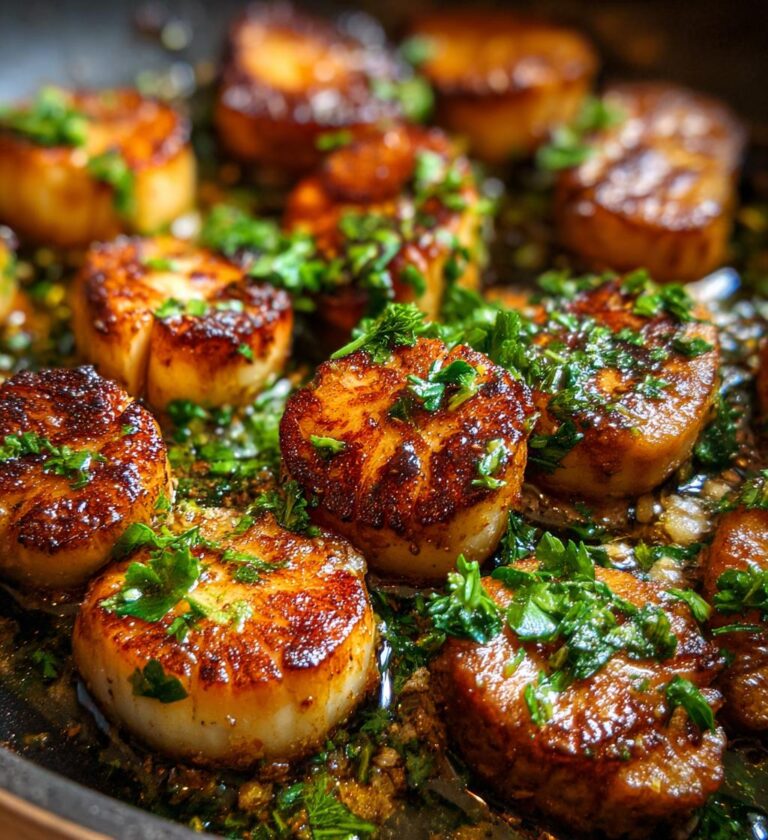 Mushroom "Scallops" (King Oyster stems)