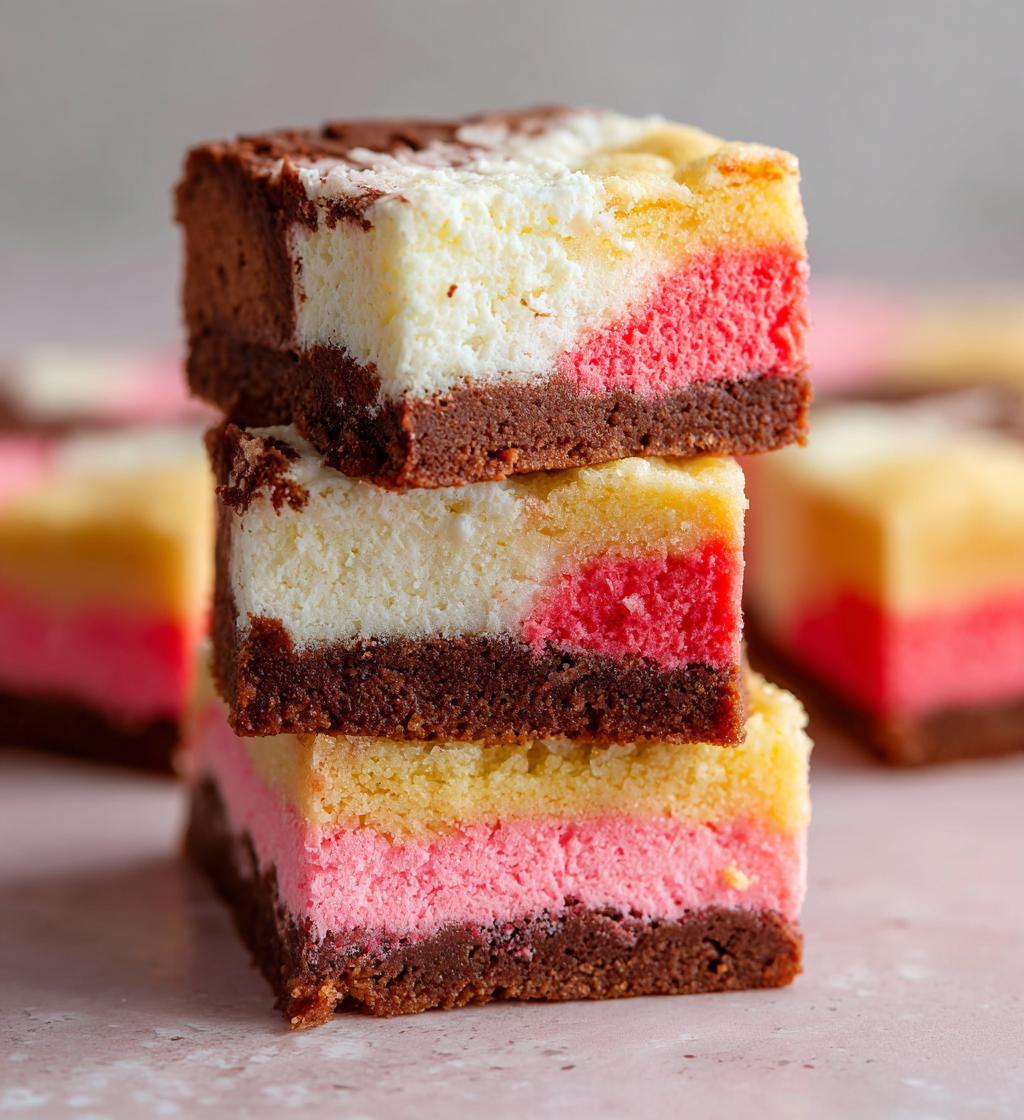 Neapolitan Sugar Cookie Bars - detail 1