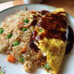 Omurice (Japanese Omelette Rice with Demiglace)
