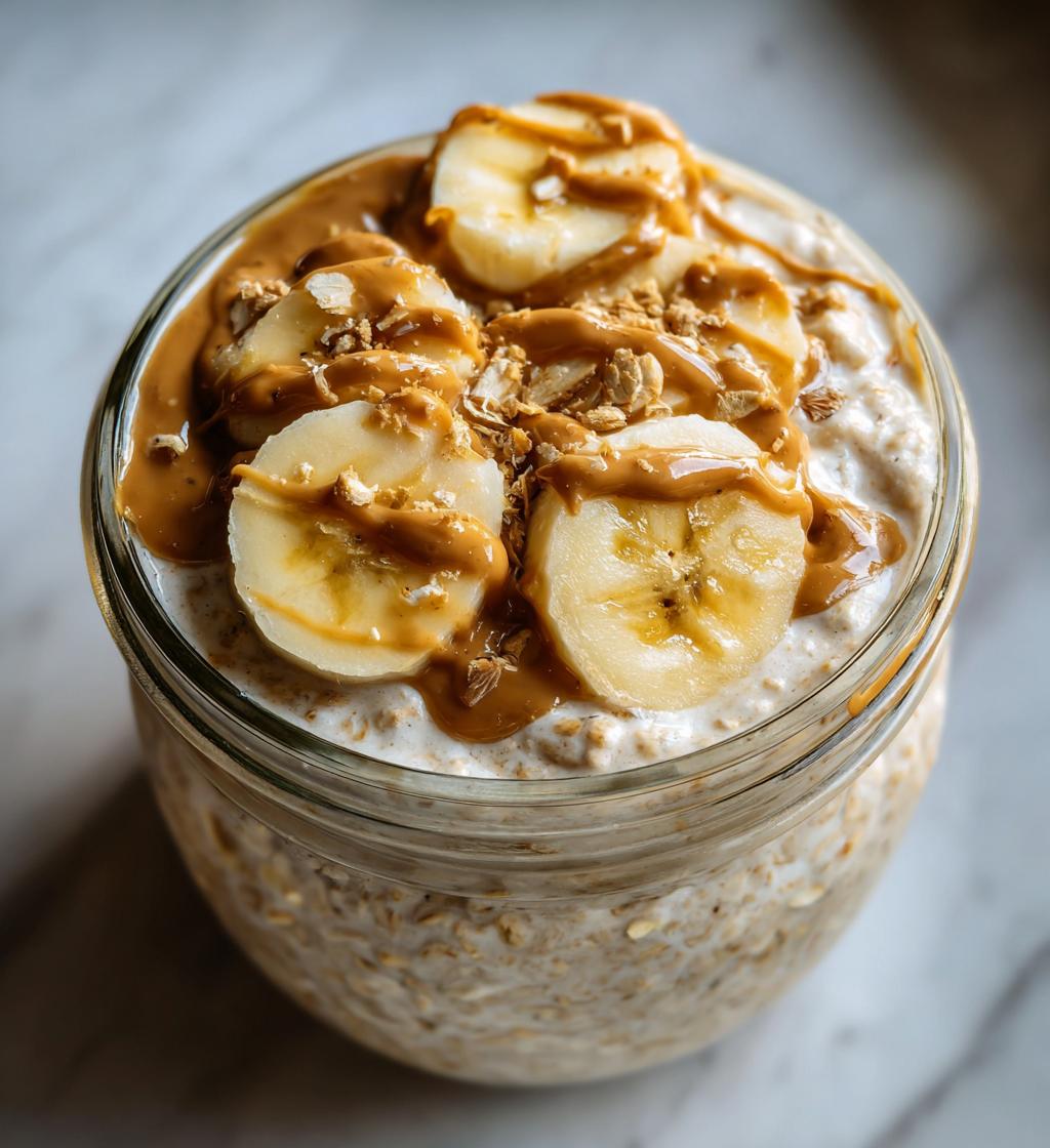 Peanut Butter Banana Overnight Oats - detail 1