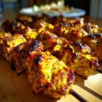 Persian Saffron Chicken (Joojeh Kabab)