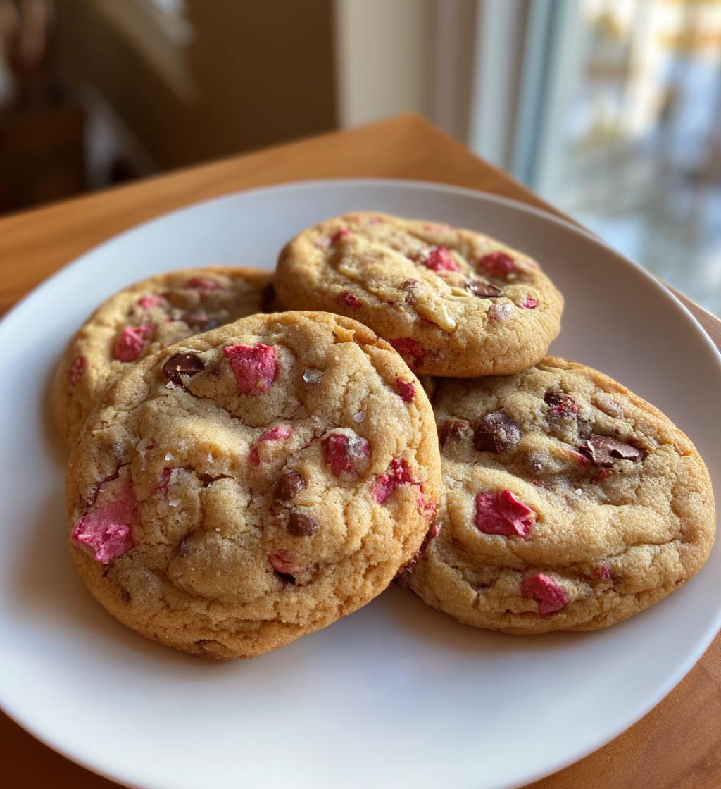Pink Chocolate Chip Cookies - detail 1