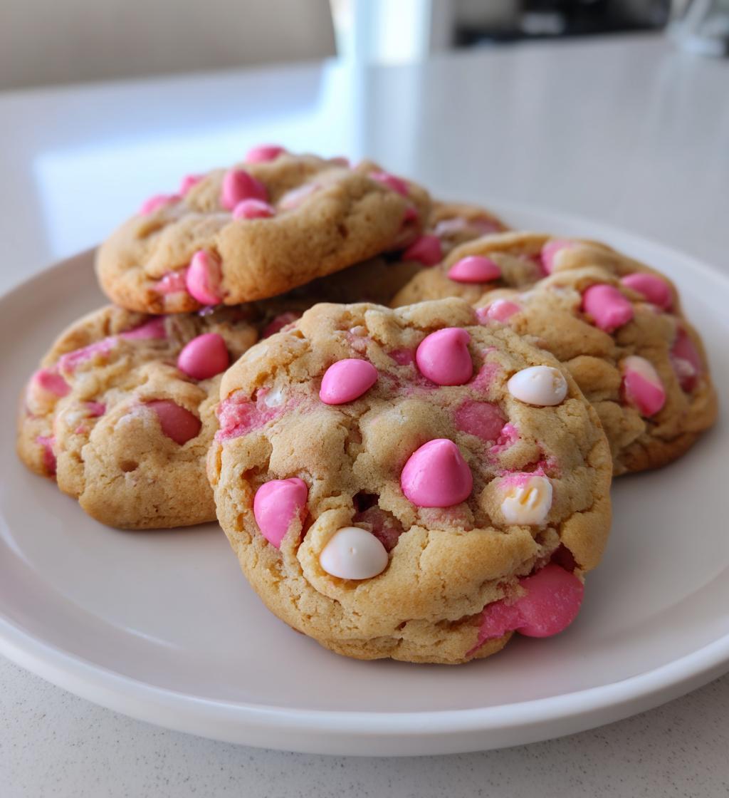 Pink Kiss Cookies