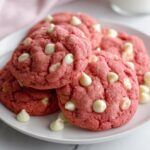 Pink White Chocolate Sugar Cookies