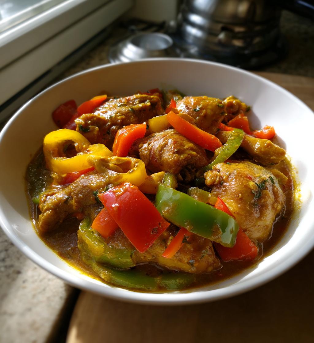 Poulet Aux Noix (Haitian Chicken with Cashews)