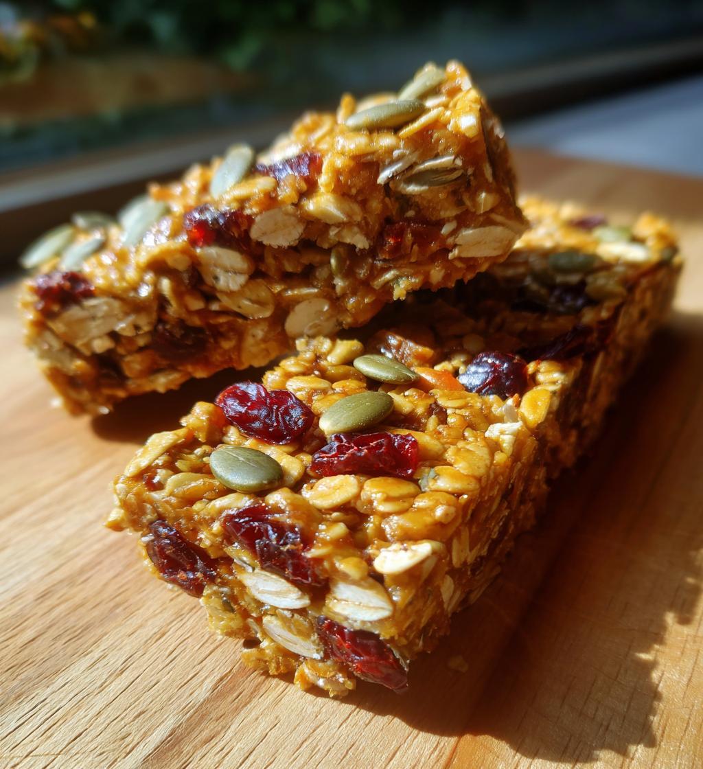 Pumpkin Seed Granola Bars