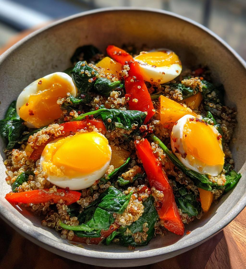 Quail Eggs Breakfast Bowl - detail 1