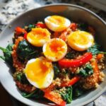 Quail Eggs Breakfast Bowl