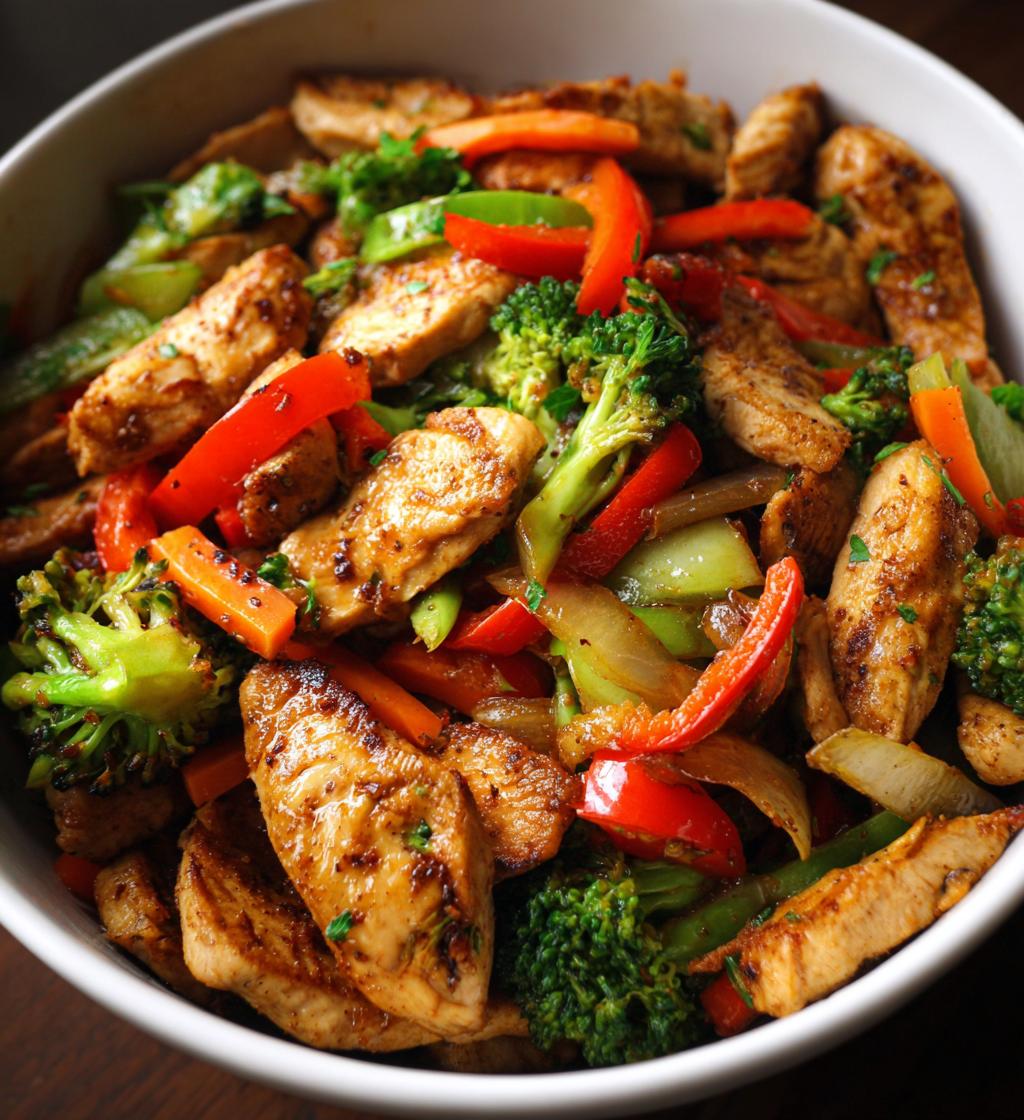 Quick Halal Chicken Stir Fry