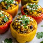 Quinoa Stuffed Bell Peppers with Feta
