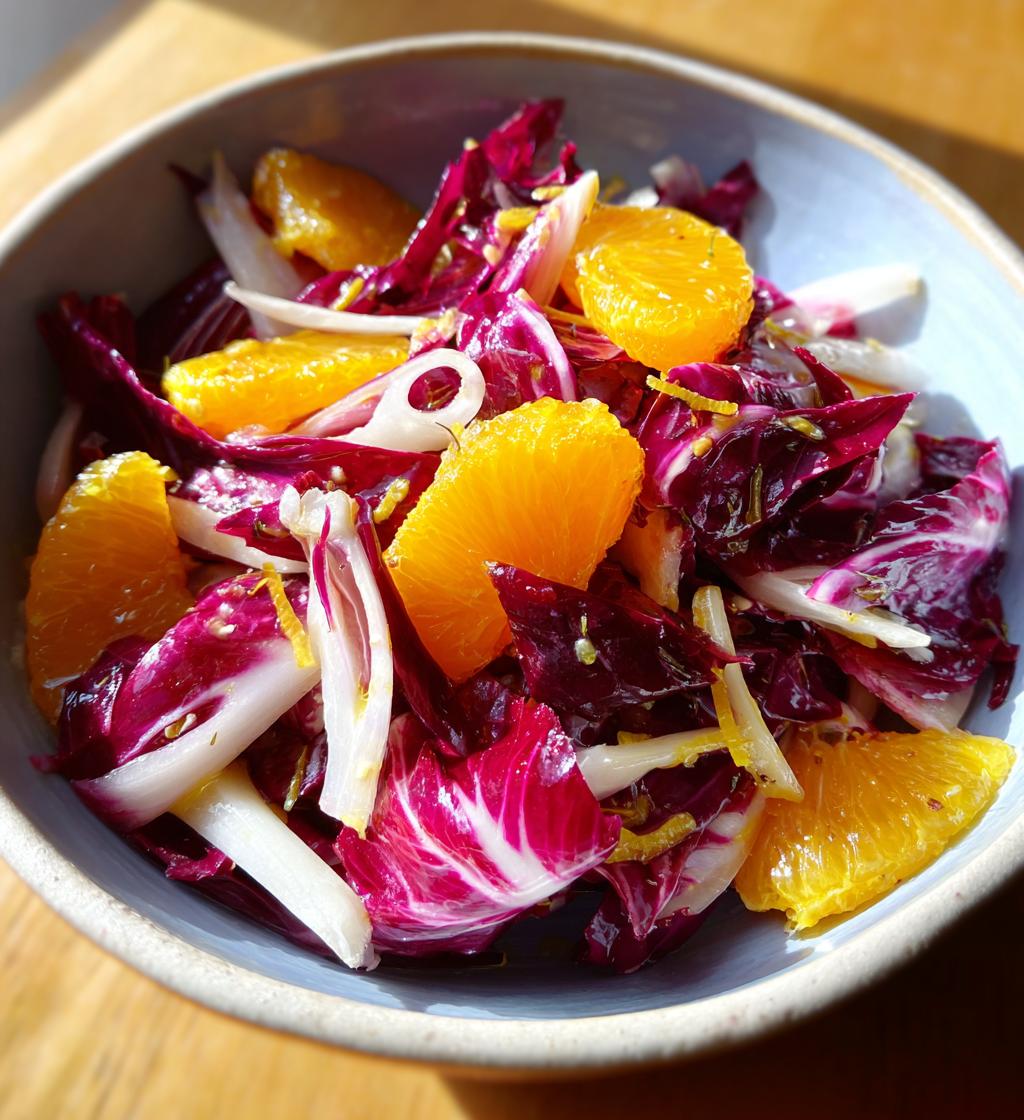 Radicchio and Fennel Citrus Salad - detail 1