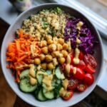 Rainbow Buddha Bowl with Tahini Dressing