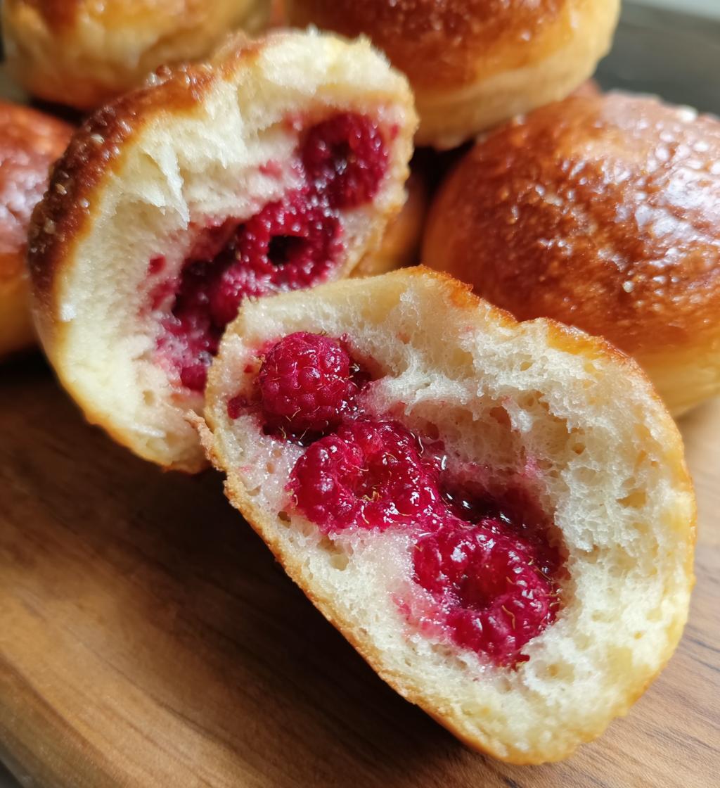 Raspberry Buns