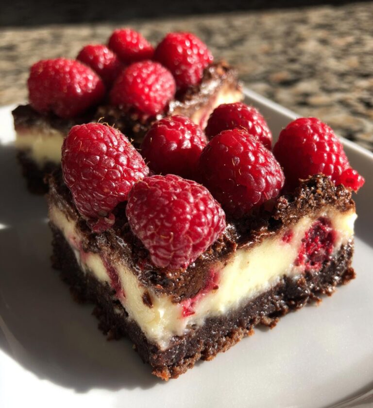 Raspberry Cheesecake Brownies