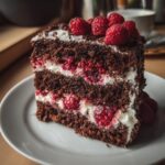 Raspberry Rose Chocolate Cake