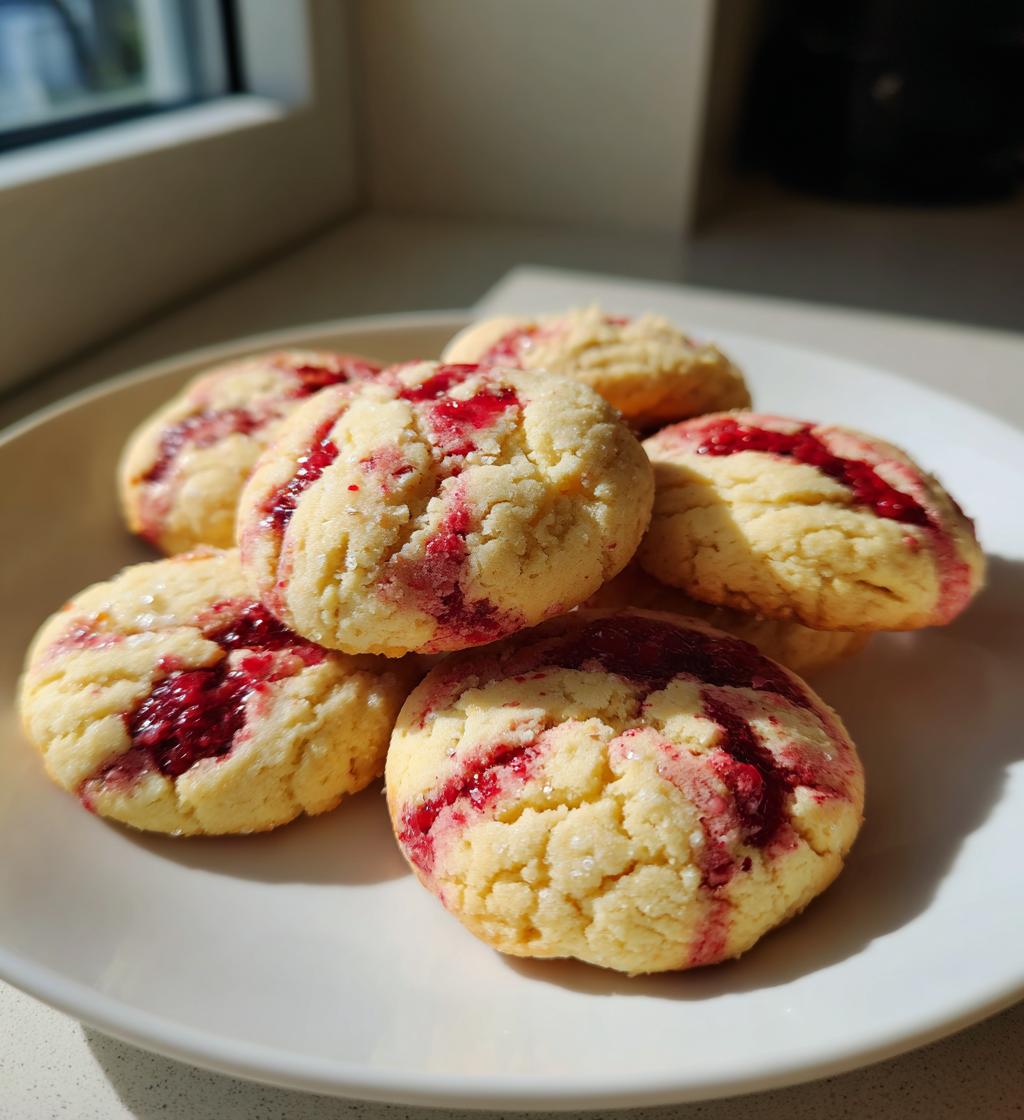 Raspberry Swirl Cookies - detail 1